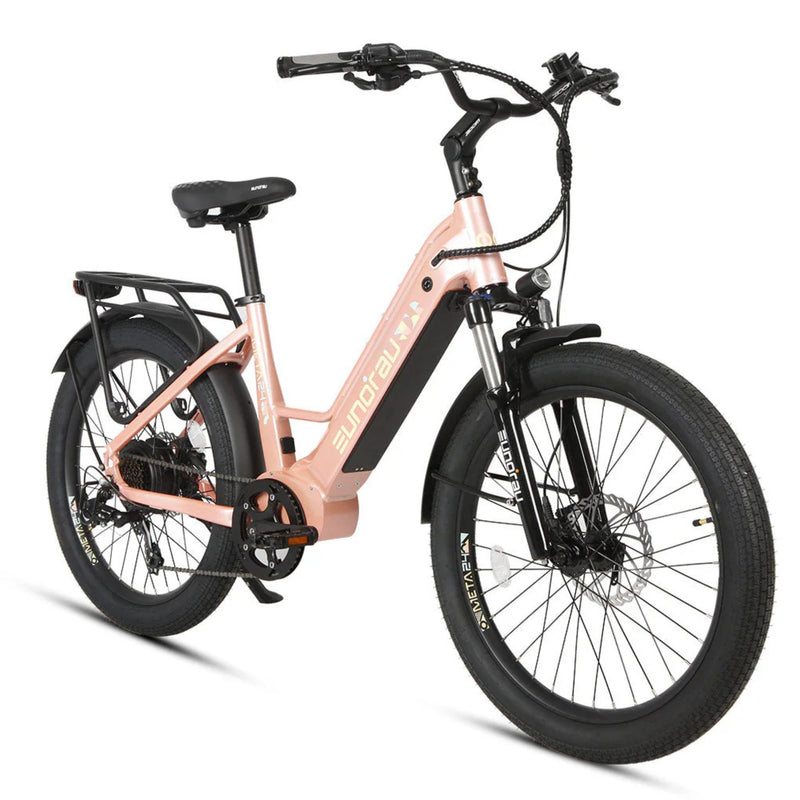Electric Bike Eunorau META Step-Thru Alpine White front