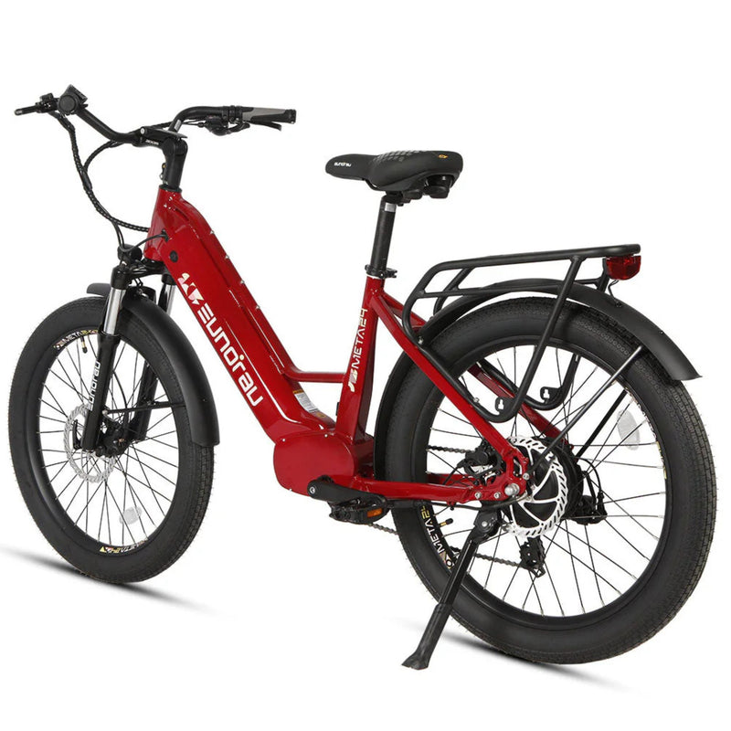 Electric Bike Eunorau META Step-Thru Red Back