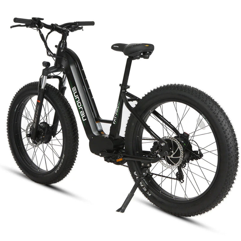 Eunorau 500W 48V FAT-AWD 2.0 Black Step Thru Back