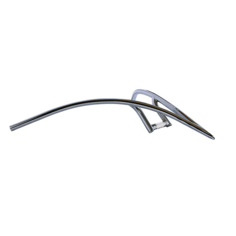 Motorized Bicycle Tracer V-Type Steel Handlebar Chrome right side