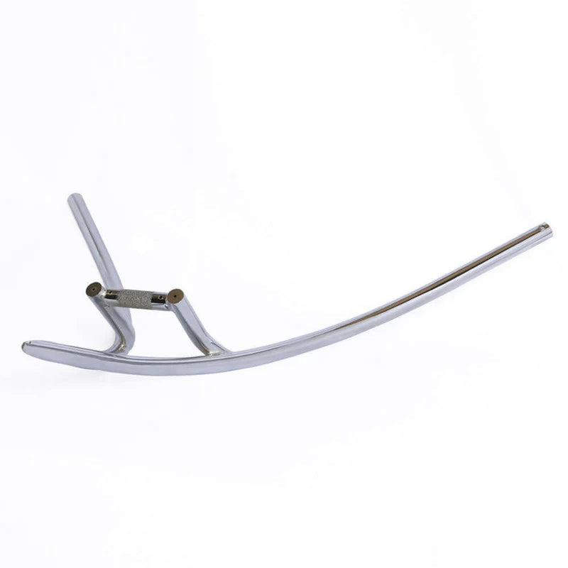 Motorized Bicycle Tracer V-Type Steel Handlebar Chrome under