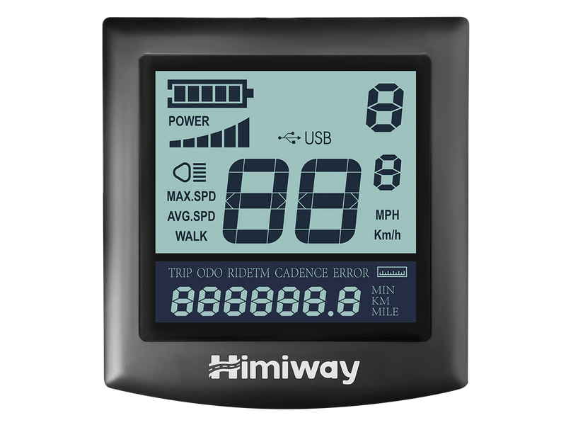 Electric Bike Himiway Escape Soeedometer