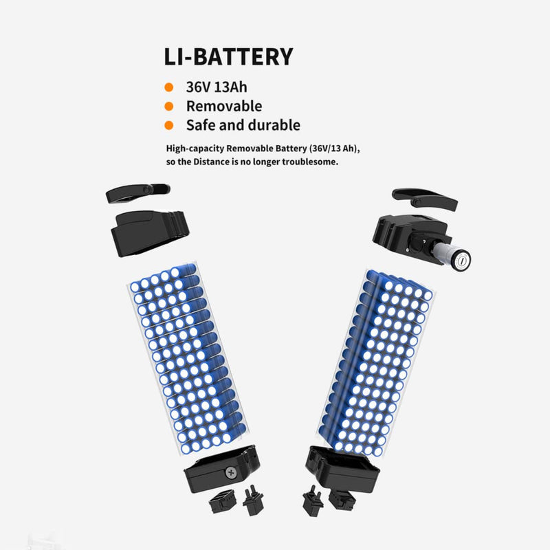 Electric Bike Aostirmotor G20 Battery