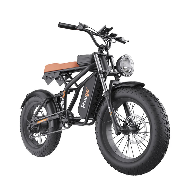 Electric Bike Freego F1 Black Right Front