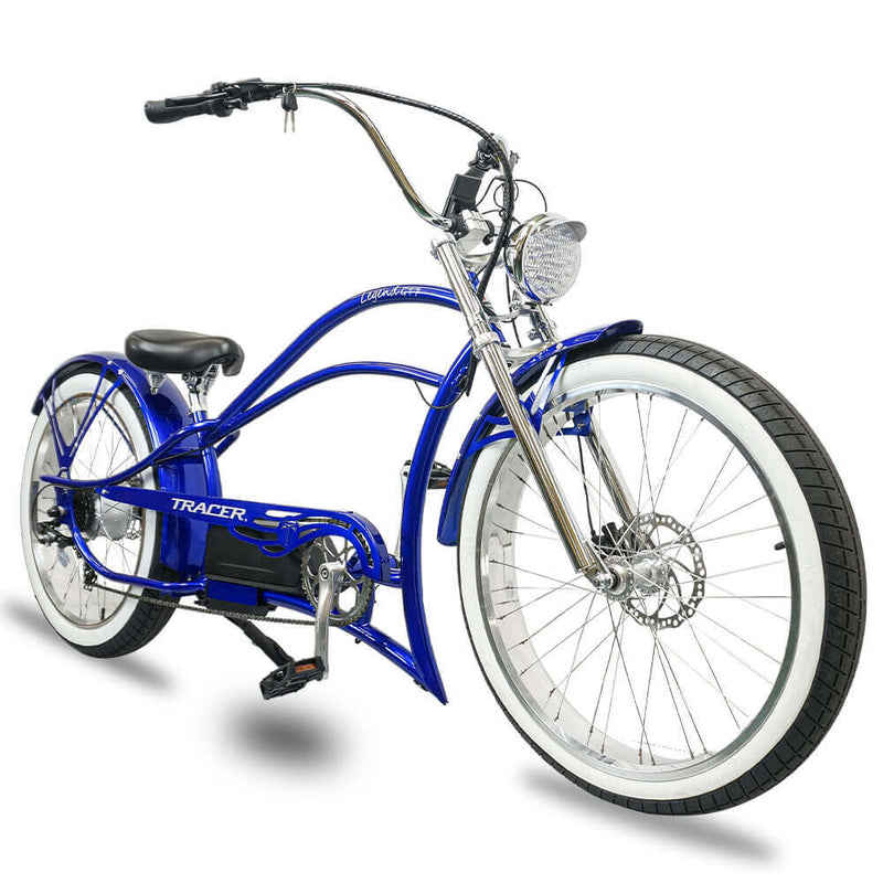 Electric Bike Tracer Legend Blue Right Front