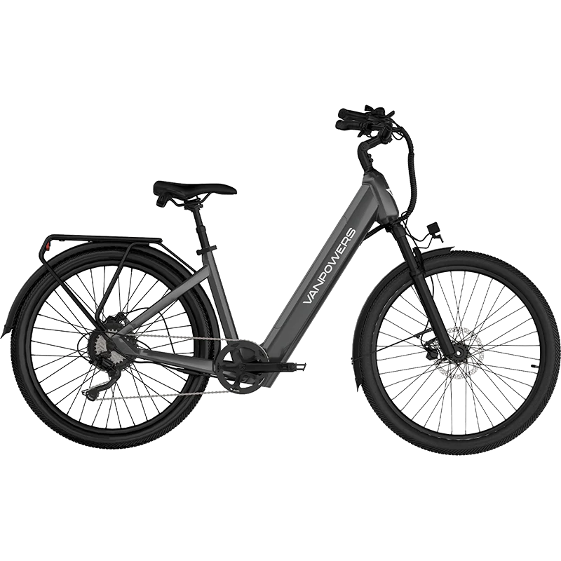 Electric Bike Vanpowers Urban Glide Standard Grey Right