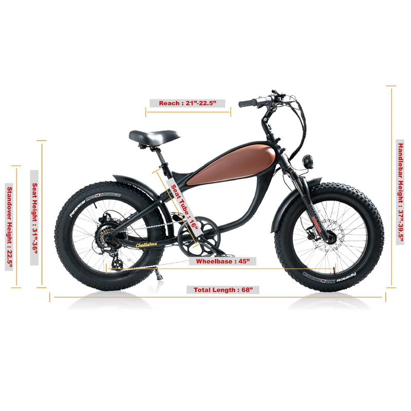 Electric Bike Revi Cheetah Mini Size