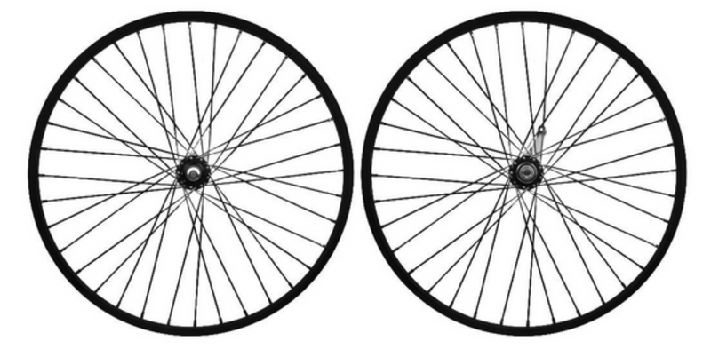 HD Wheels Coaster Freewheel Non-Disc Brake Ready Bundle