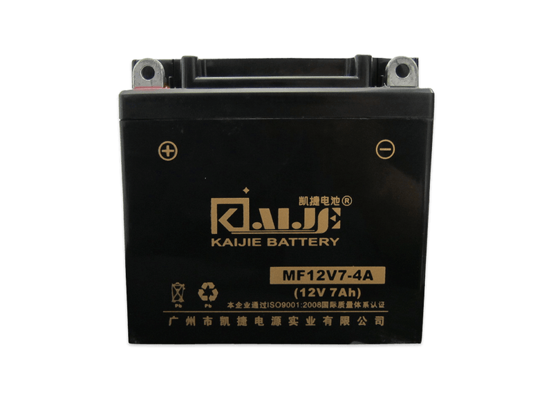 66/80cc Bullet Train Electric Start Engine Battery - Side profile