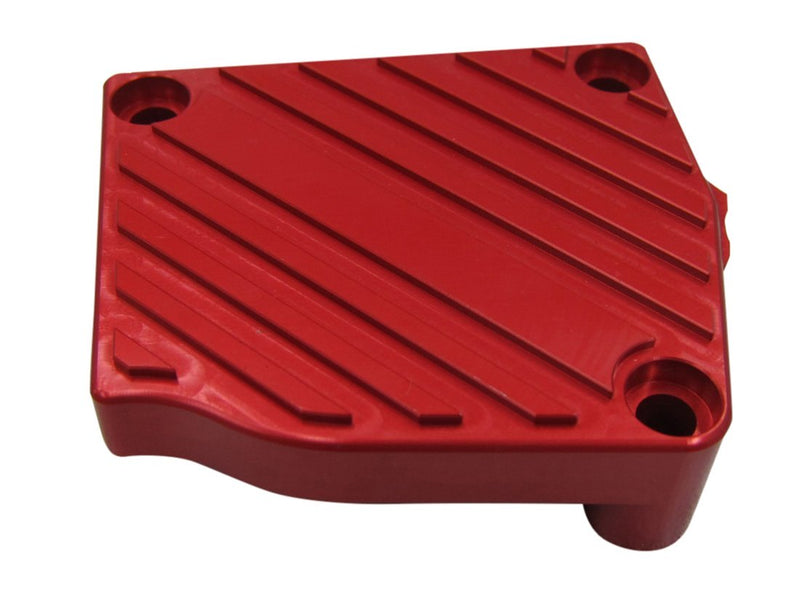 BBR Tuning Billet Aluminium Drive Sprocket Case Cover- Blue - side angle