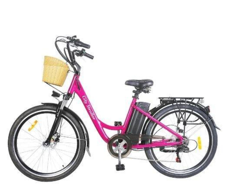 Nakto 350W City Electric Bicycle Aluminium Alloy Frame 26'' Strollor - side