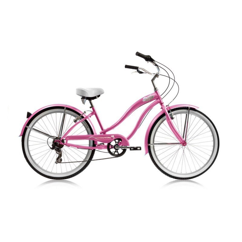 24" Micargi Women's Rover 7SP baby blue - side of bicycle